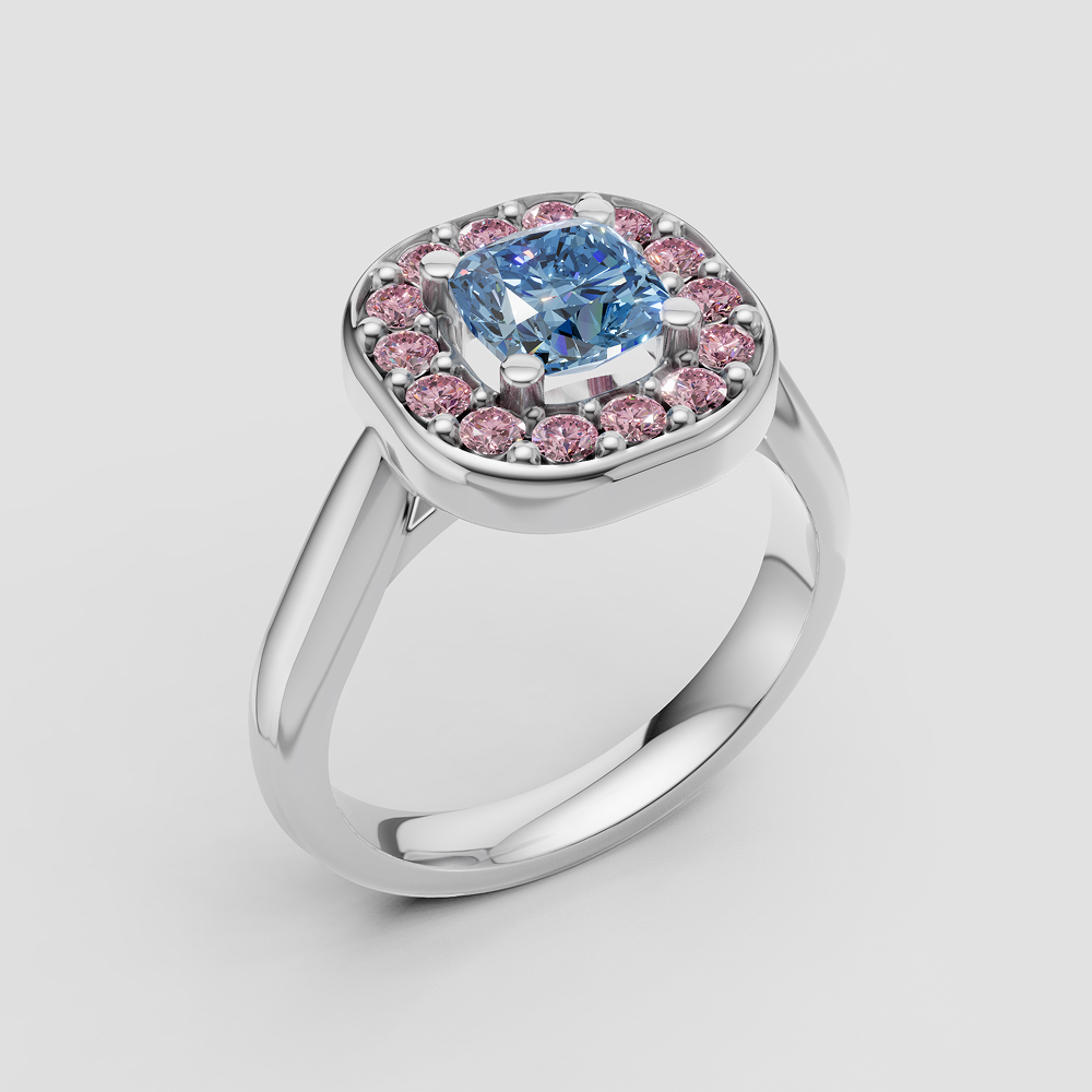 Halo Engagement Ring
